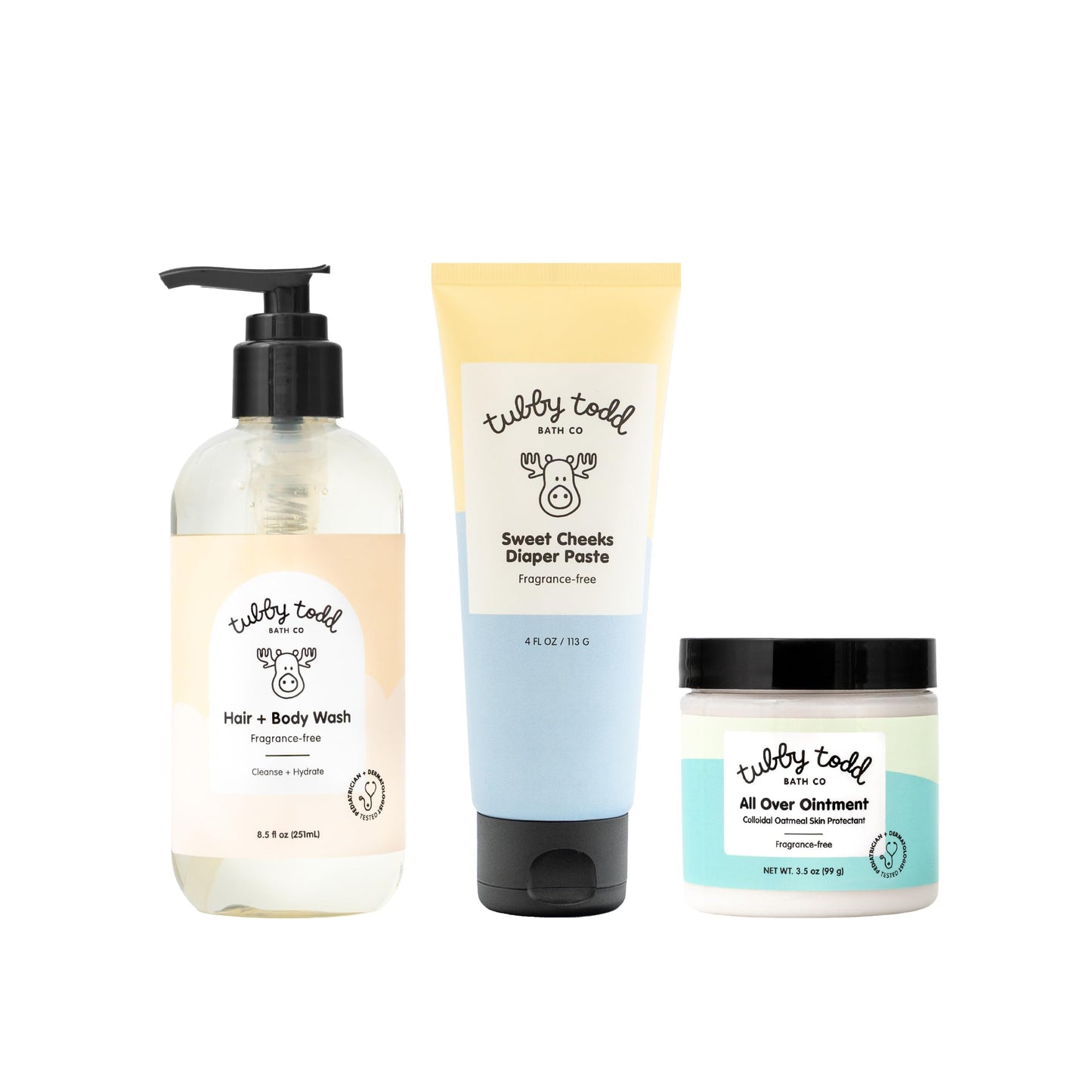 Tubby Todd Baby Bath and Skincare Kit, The Bundle Gift Set