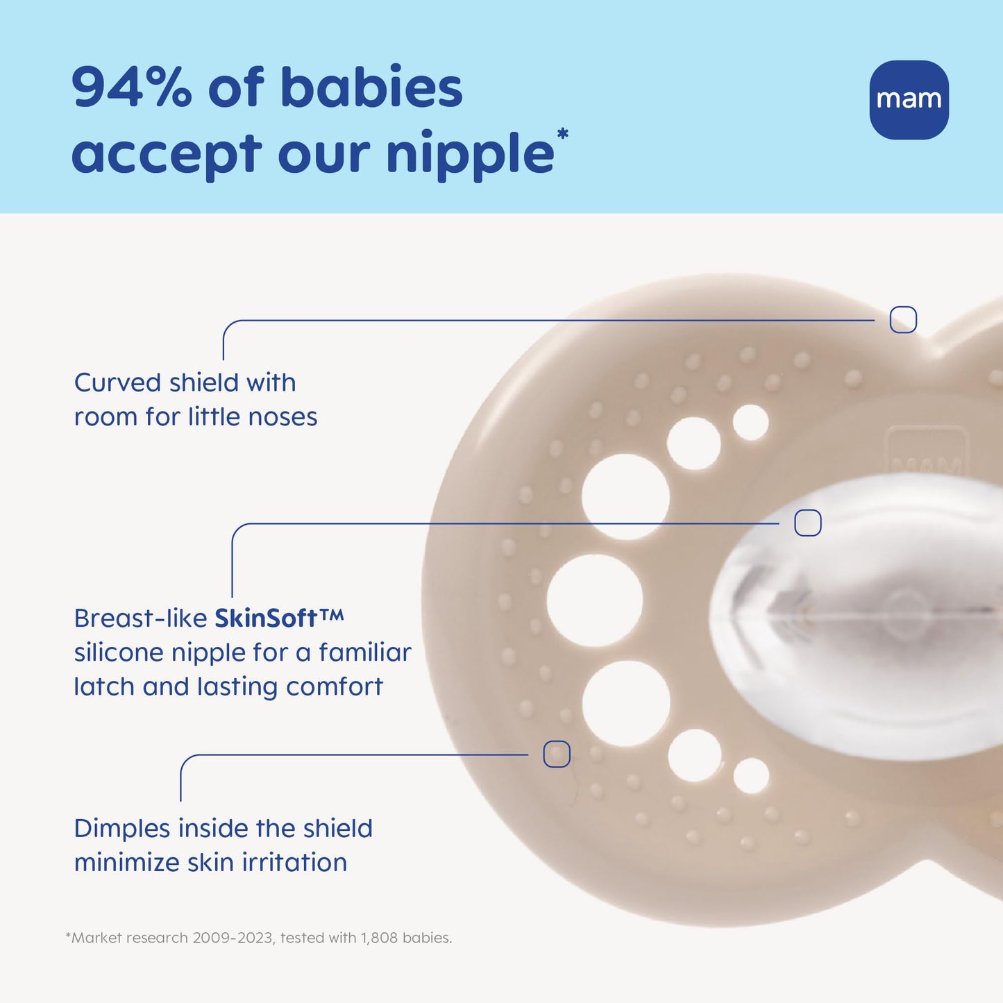 MAM Original Matte Baby Pacifier