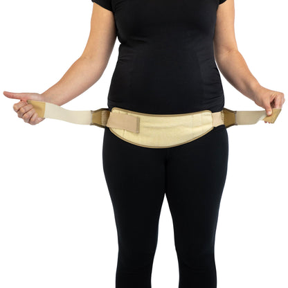OPTP Maternity SI-LOC Support Belt – Comfortable Compression Pelvic Support Belt For Pregnancy and Postpartum SI Joint Belt for Women