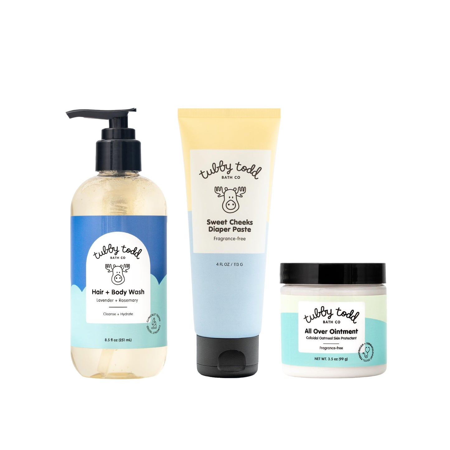 Tubby Todd Baby Bath and Skincare Kit, The Bundle Gift Set