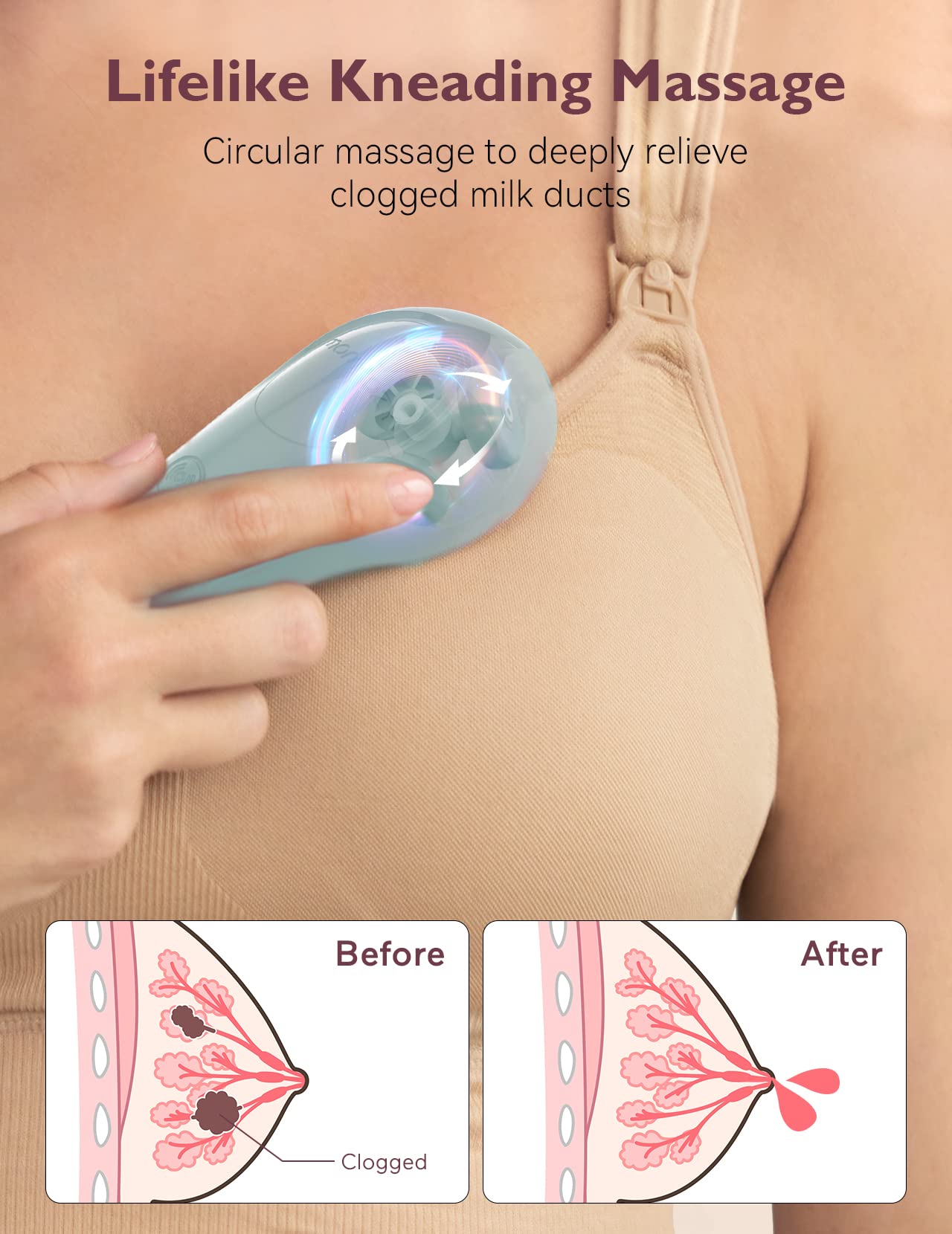 Momcozy Rolling Lactation Massager