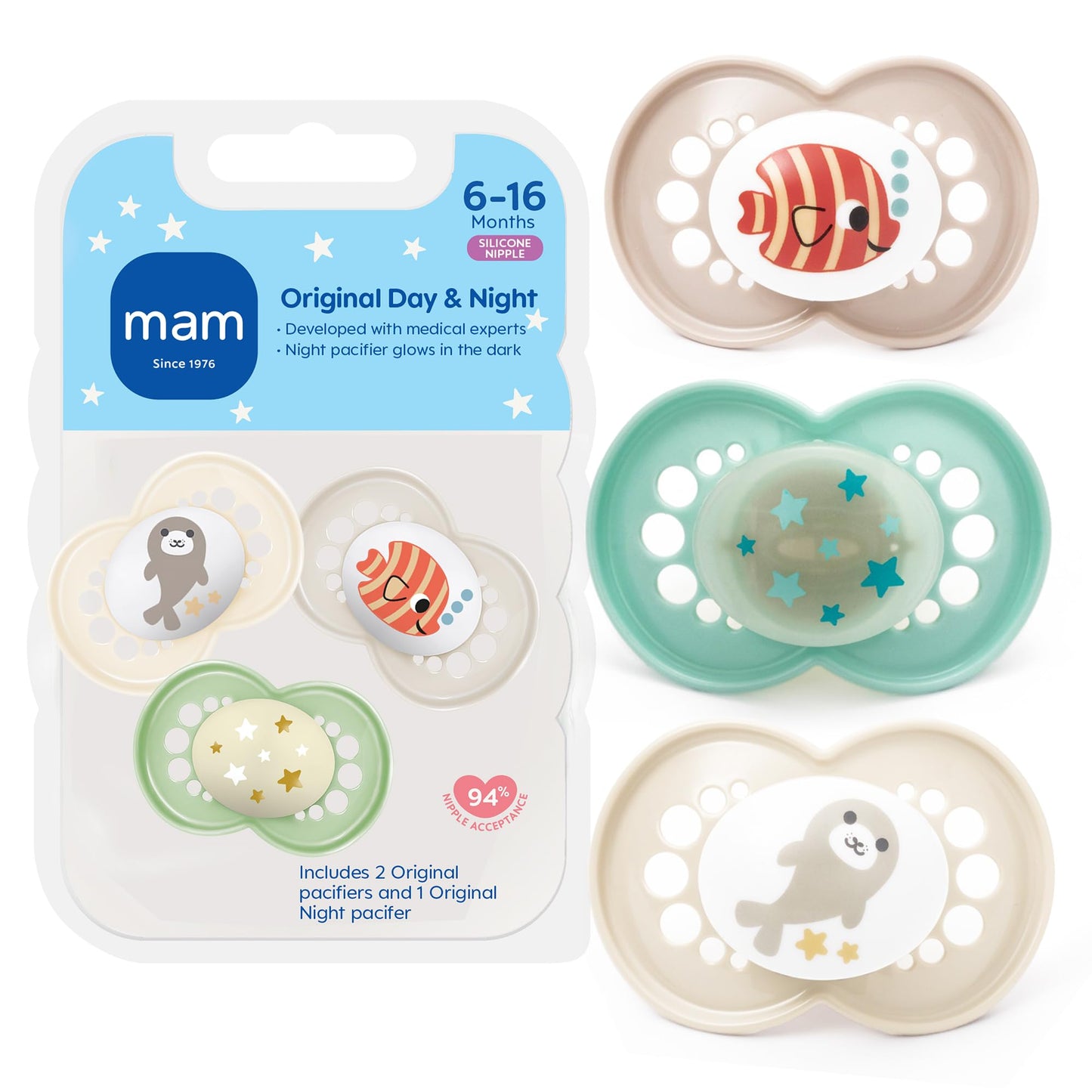 MAM Original Matte Baby Pacifier