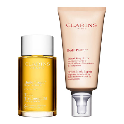 Pregnancy Stretch Mark Oil & Firming Body Cream Set