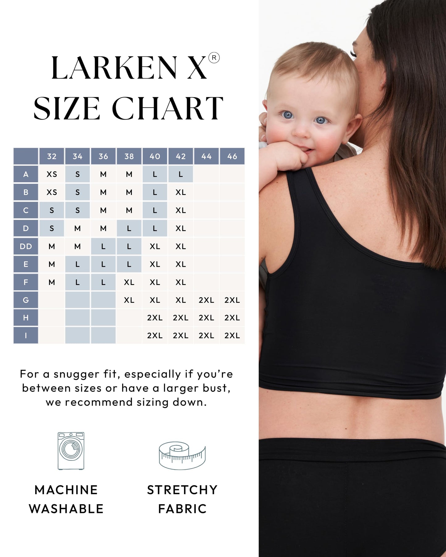Larken Hands Free Pumping Bra for Breastfeeding | Breast Pump - Maternity Bras for Pregnancy, Pumping & Nursing Bra in One