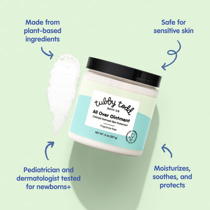 Tubby Todd All Over Ointment, Baby Eczema Cream for Sensitive Skin