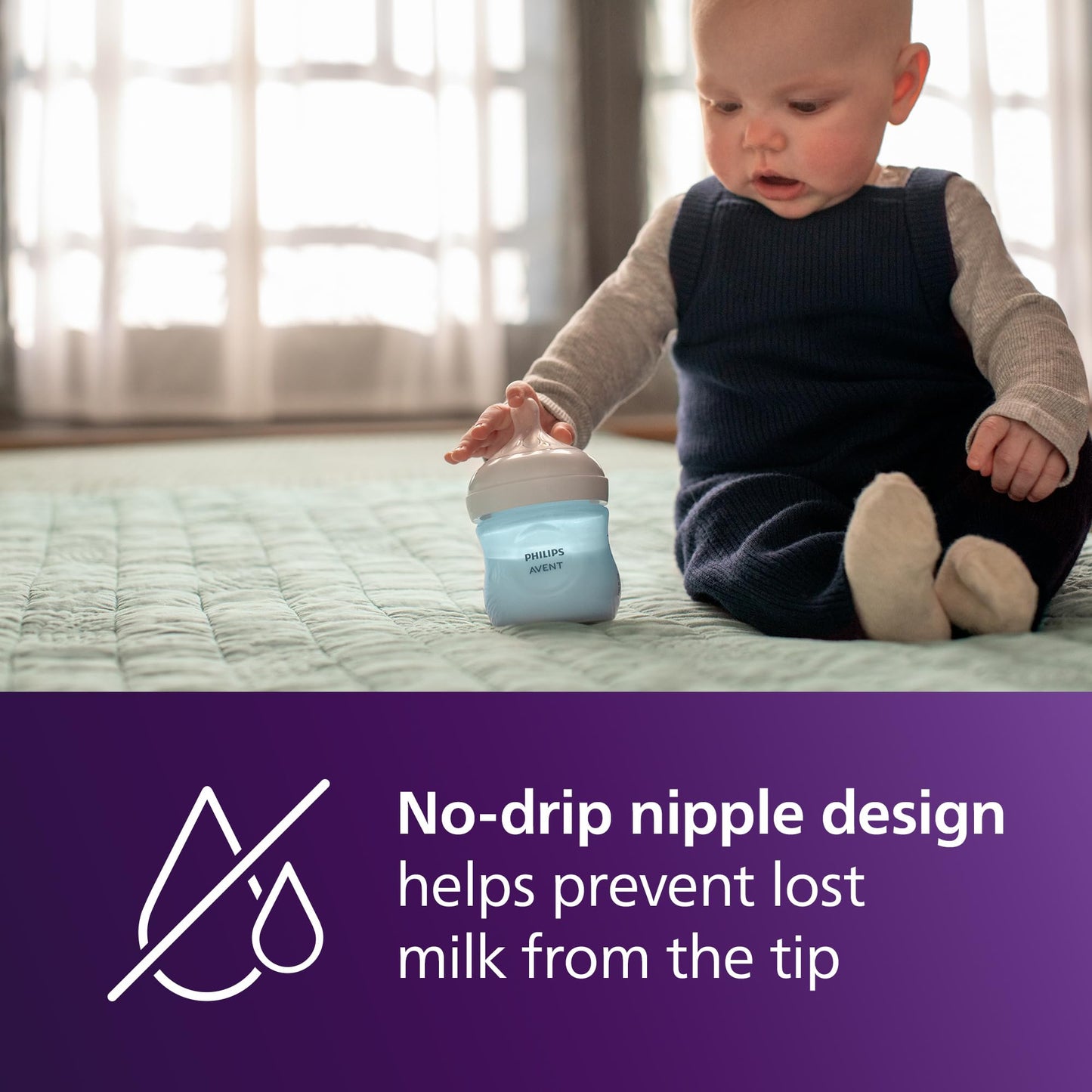 Philips AVENT Natural Baby Bottle with Natural Response Nipple