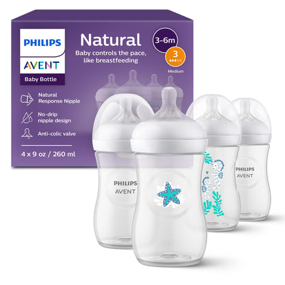 Philips AVENT Natural Baby Bottle with Natural Response Nipple