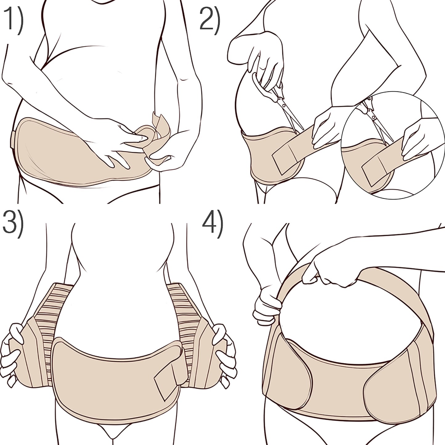 NeoTech Care Pregnancy Belly Band, Maternity Belt, for Pregnancy Belly Support, Back/Pelvic Support