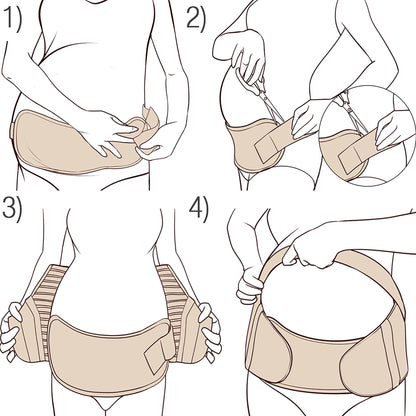 NeoTech Care Pregnancy Belly Band, Maternity Belt, for Pregnancy Belly Support, Back/Pelvic Support