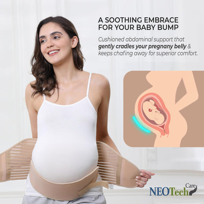 NeoTech Care Pregnancy Belly Band, Maternity Belt, for Pregnancy Belly Support, Back/Pelvic Support