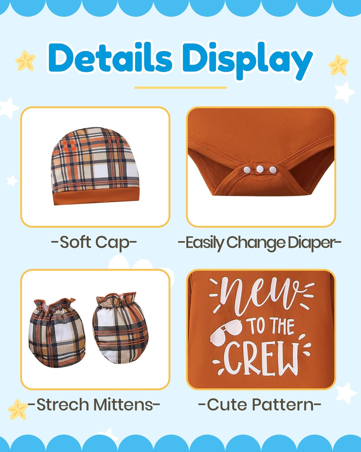 NZRVAWS Newborn Baby Boy Girl Clothes Unisex Preemie Infant Must Have Pants Set Outfits 0-18 Months 20 Pcs Essentials Gift