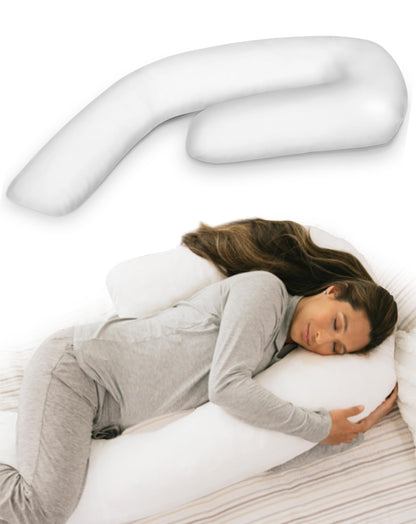 MedCline Therapeutic Full Length Body Pillow, Adjustable Shredded Memory Foam Pillow