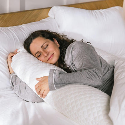 MedCline Therapeutic Full Length Body Pillow, Adjustable Shredded Memory Foam Pillow