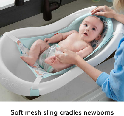 Fisher-Price™ Baby to Toddler Bath 4-in-1 Sling 'N Seat Tub with Removable Infant Support and 2 Toys