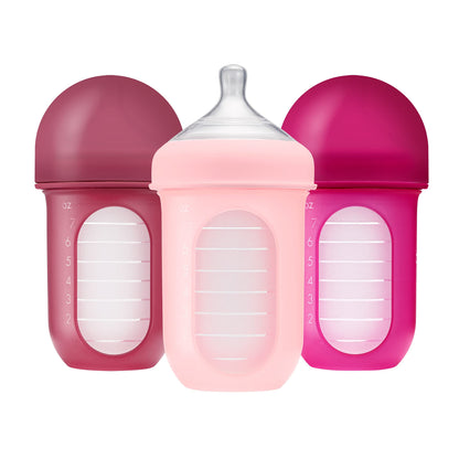 Boon Nursh Reusable Silicone Pouch Baby Bottles