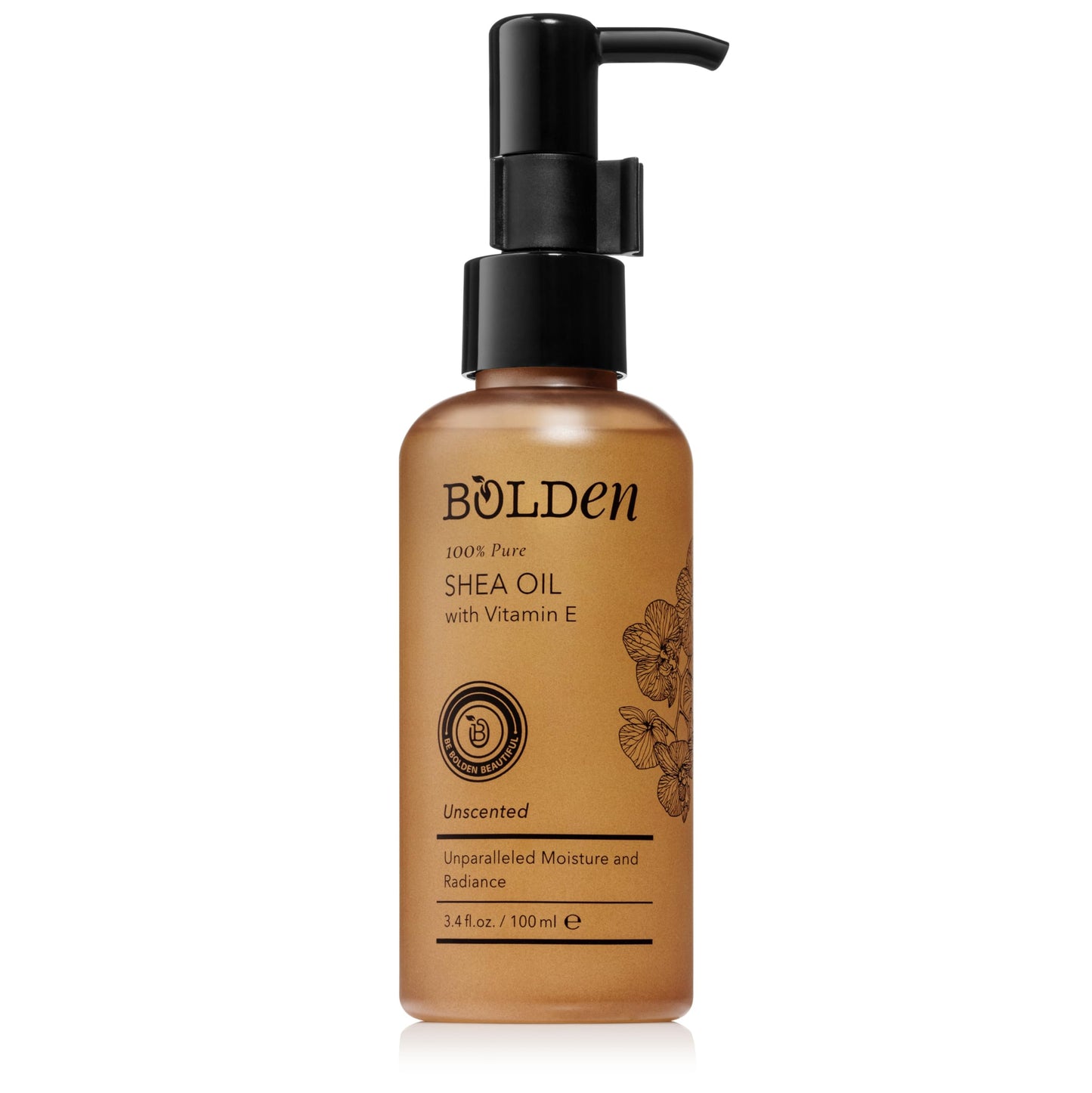 BOLDEN SHEA OIL with Vitamin E | 100% Natural | Unparalleled Moisture & Radiance for Skin & Hair