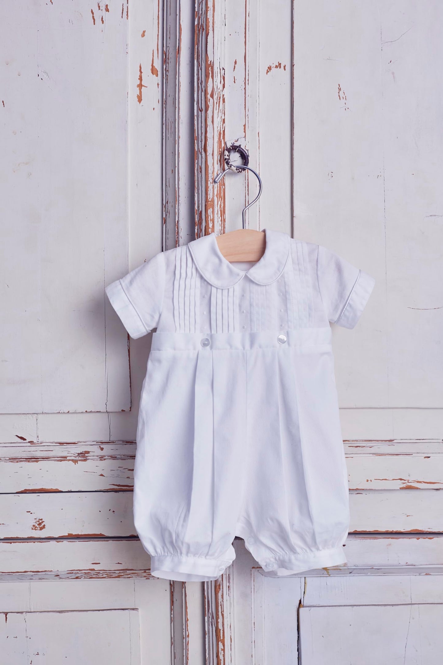 kissy kissy Baby Boys 100% Pima Cotton Alexander Christening Baptism Suit, Newborn to 18 Months