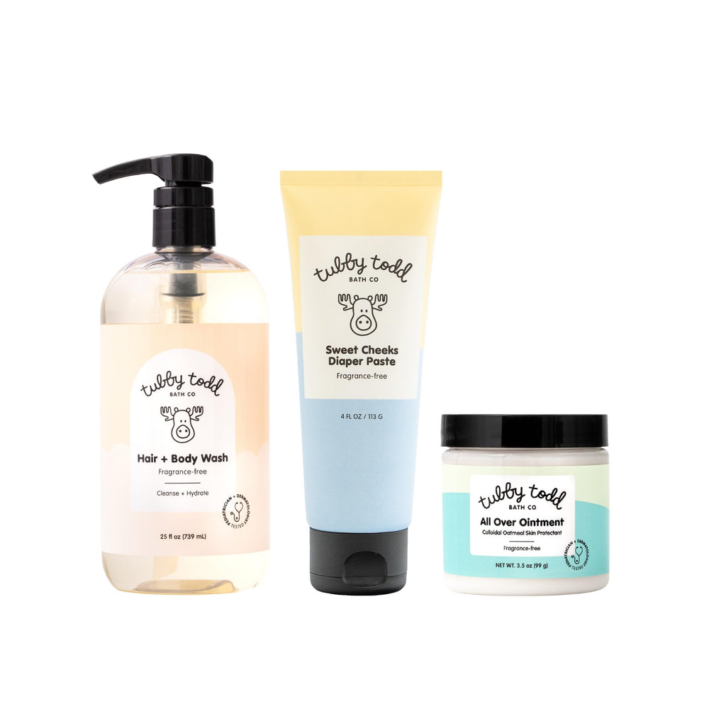 Tubby Todd Baby Bath and Skincare Kit, The Bundle Gift Set