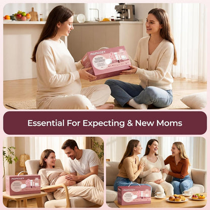 Momcozy 73PC Breastfeeding Essentials Kit,New Moms Postpartum Essentials