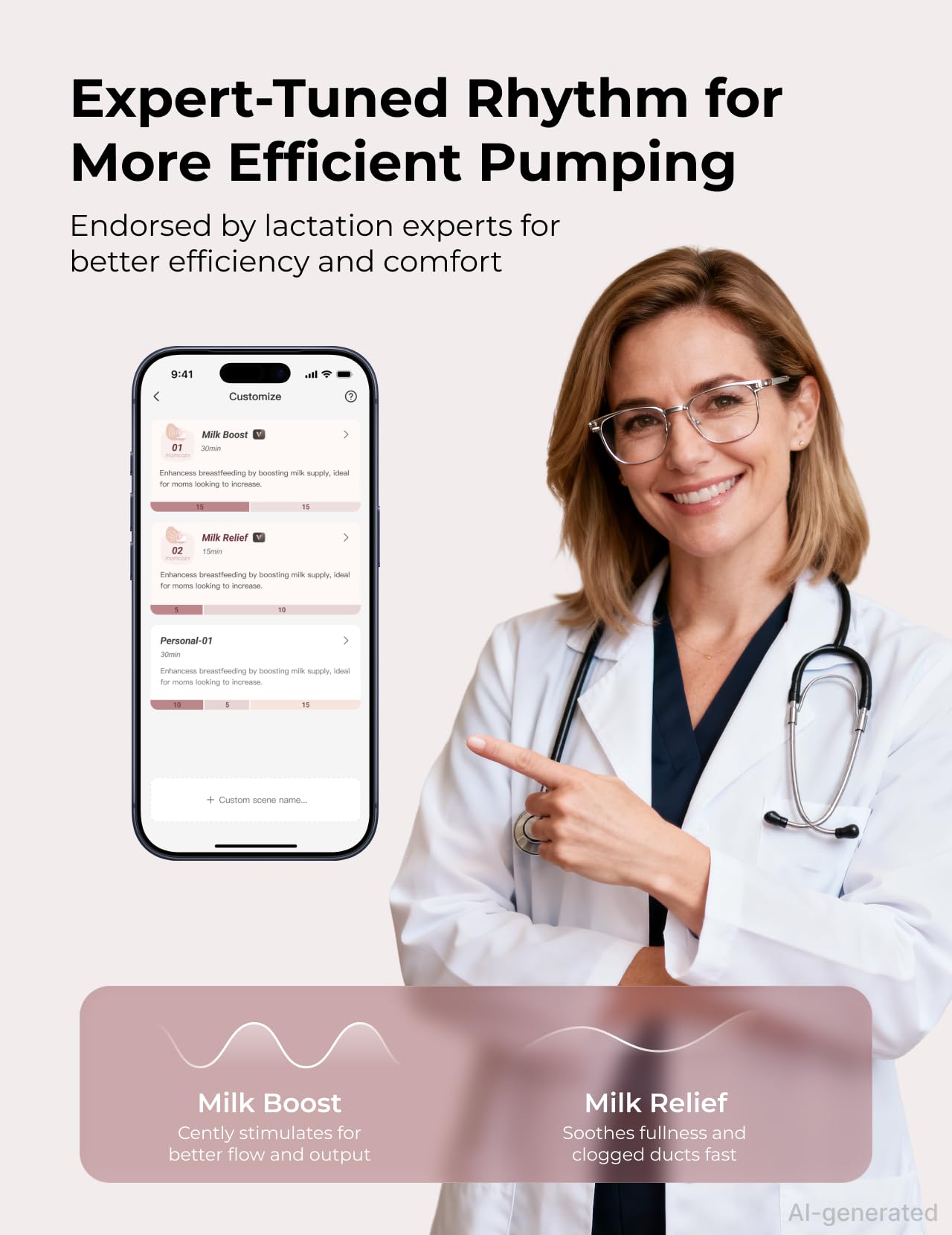 Momcozy M5 Smart with APP Hands-Free for Work Busy Mom