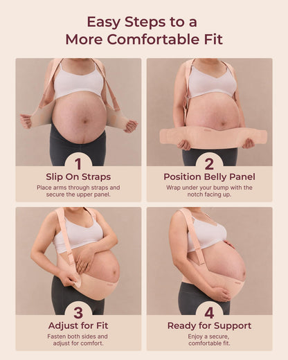 Momcozy Go As You Grow Belly Bands for Pregnant Women-For Twins/Multiples