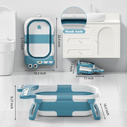 Collapsible Baby Bathtub for Newborn