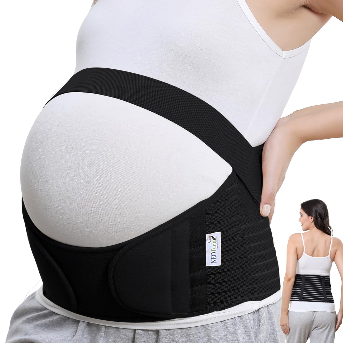 NeoTech Care Pregnancy Belly Band, Maternity Belt, for Pregnancy Belly Support, Back/Pelvic Support