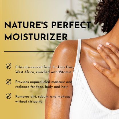 BOLDEN SHEA OIL with Vitamin E | 100% Natural | Unparalleled Moisture & Radiance for Skin & Hair