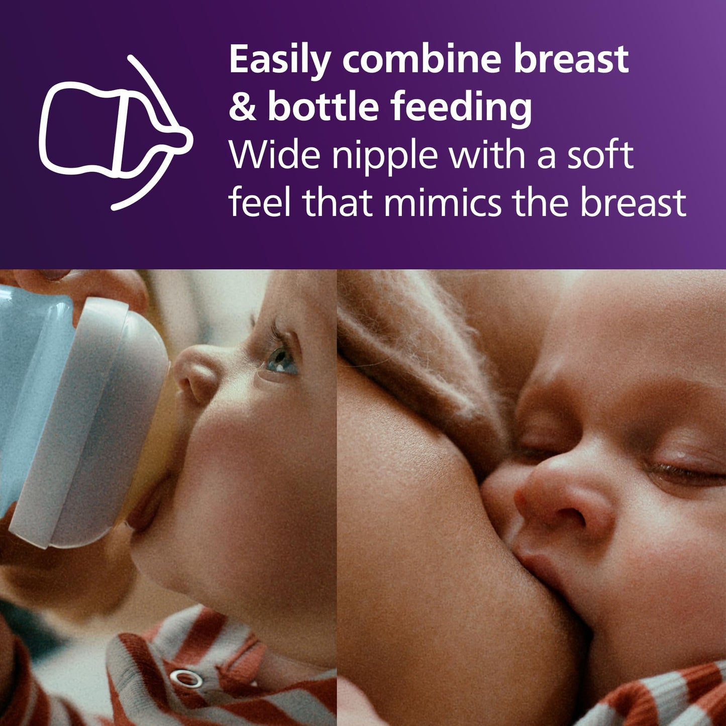 Philips AVENT Natural Baby Bottle with Natural Response Nipple