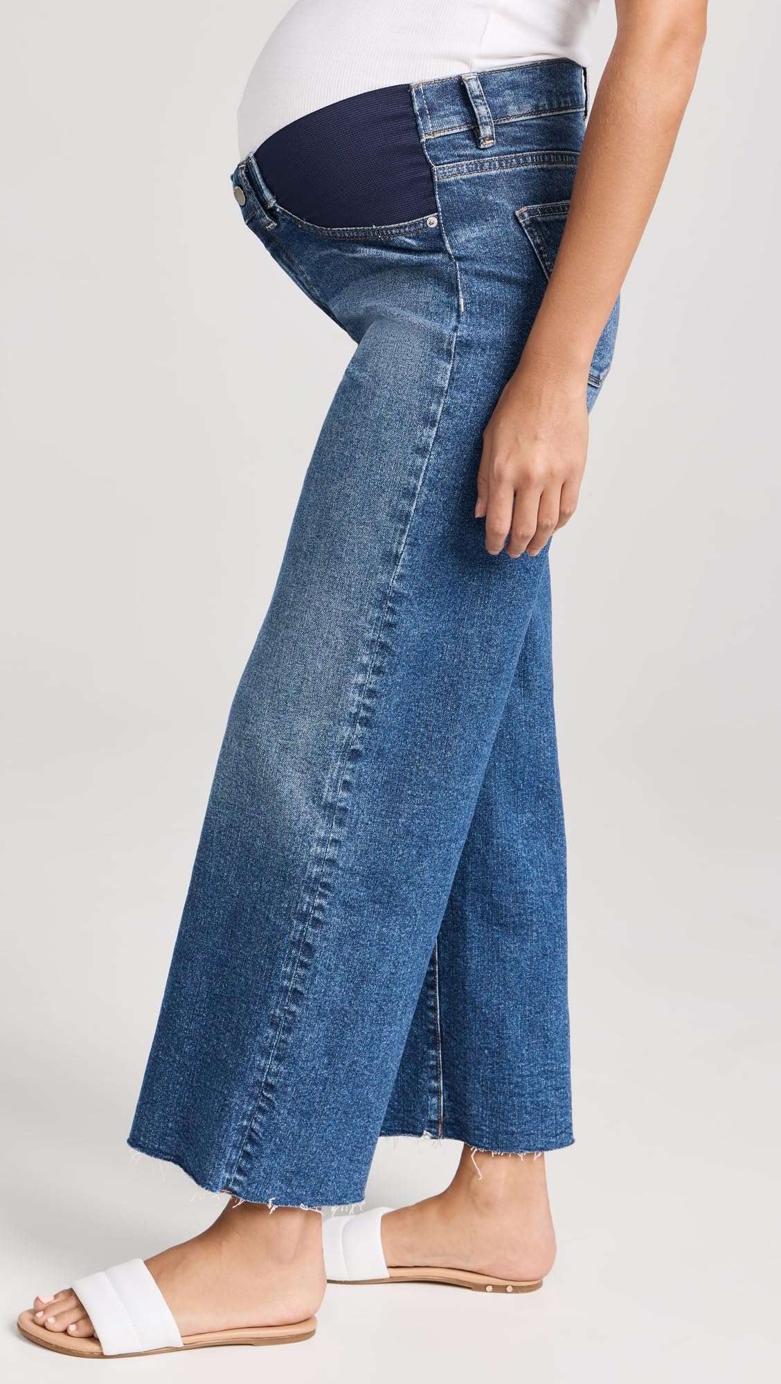 DL1961 Women's Hepburn Maternity Wide Leg Jeans