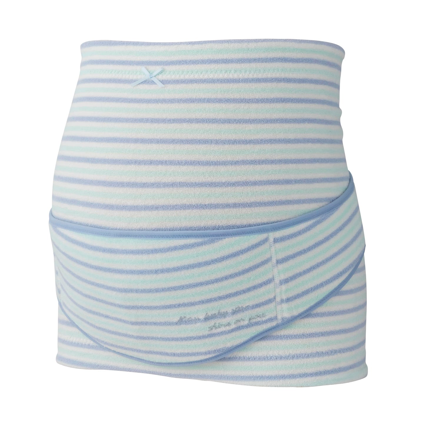 FUN fun Women's Inujirushi Honpo Maternity Pregnancy Belt Belly Band & Support Belt Set HB-8169 Saxe blue L
