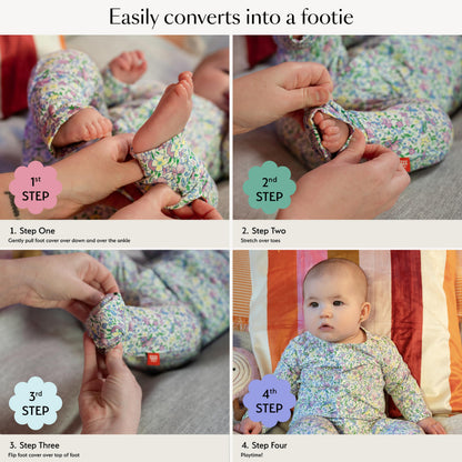 Magnetic Me Cloudstretch 4-Pack Bundle | Magnetic Baby Footie Pajamas