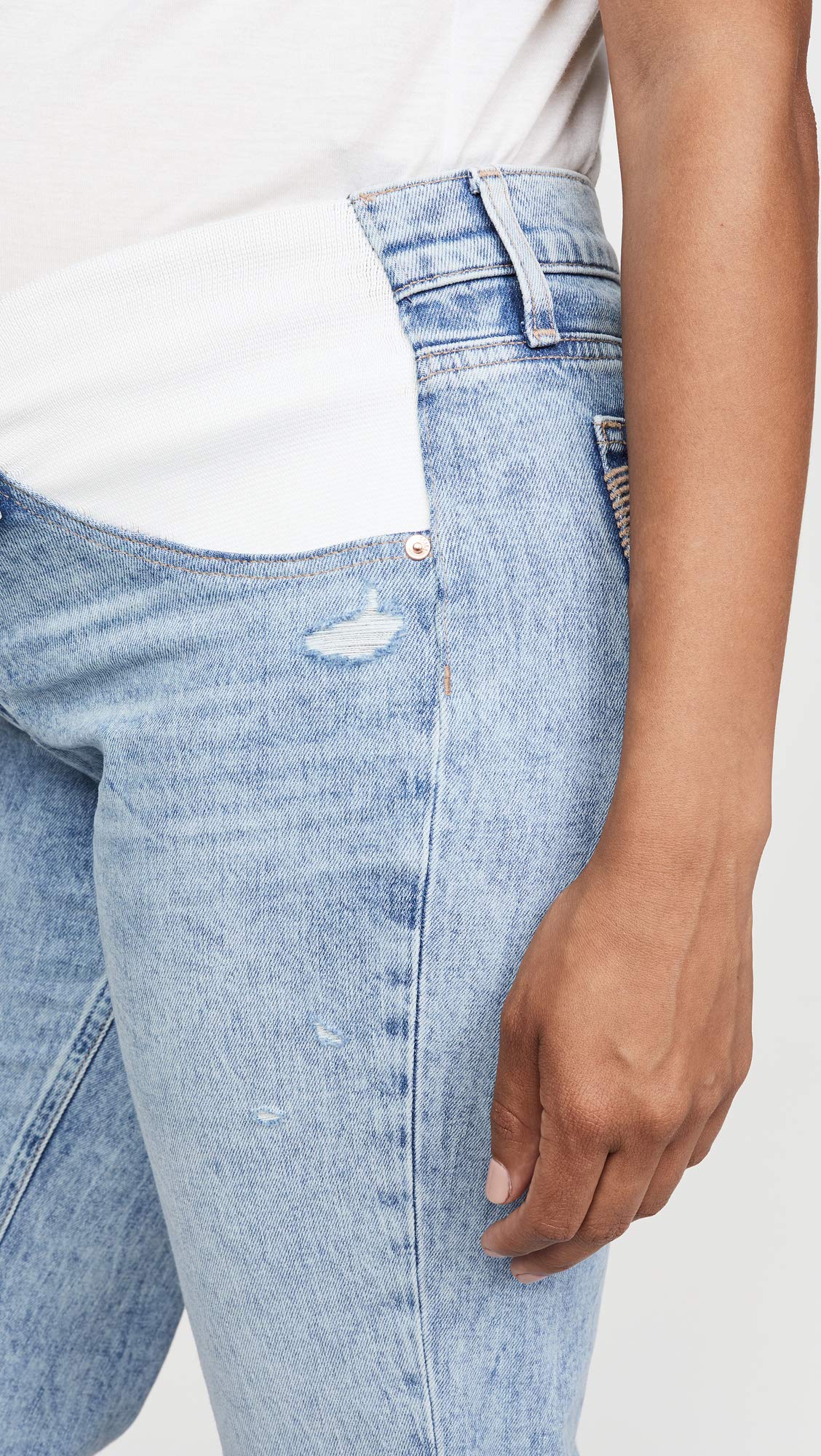 PAIGE Women's Noella Straight Maternity Jeans